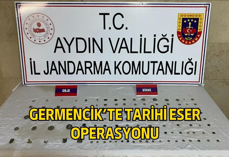 Germencik’te tarihi eser operasyonu