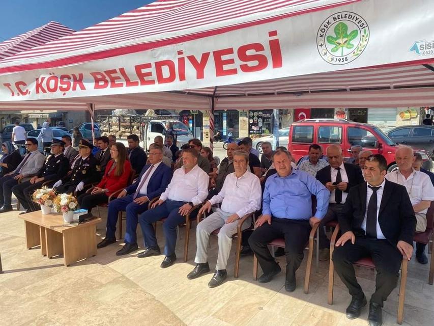 KÖŞK'TE 30 AĞUSTOS ZAFER BAYRAMI TÖRENLE KUTLANDI