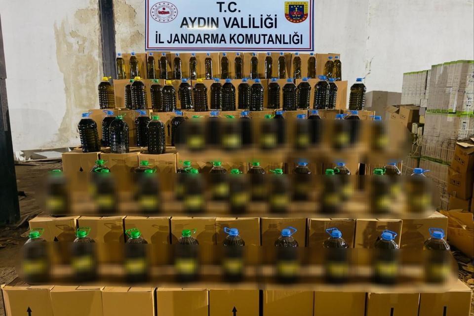 Aydın’da 6,5 ton sahte zeytinyağı ele geçirildi