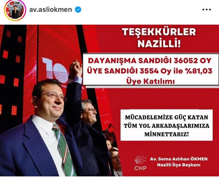 CHP Nazilli’den İmamoğlu’na tam destek