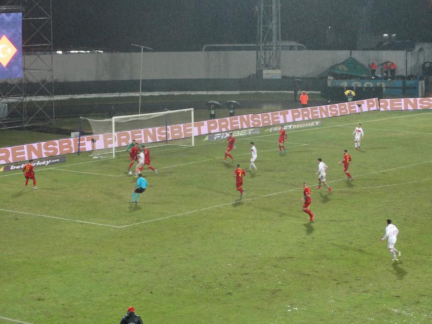 UEFA ULUSLAR LİGİ: KARADAĞ: 2 - TÜRKİYE: 1 (İLK YARI)