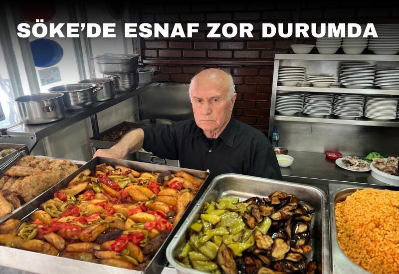 Söke’de esnaf zor durumda