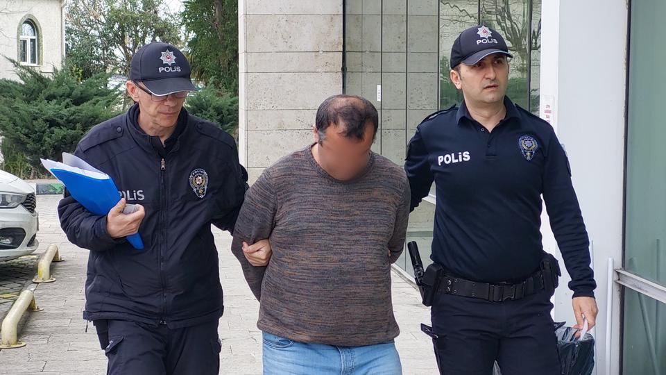 Polise kafa atan kişi tutuklandı