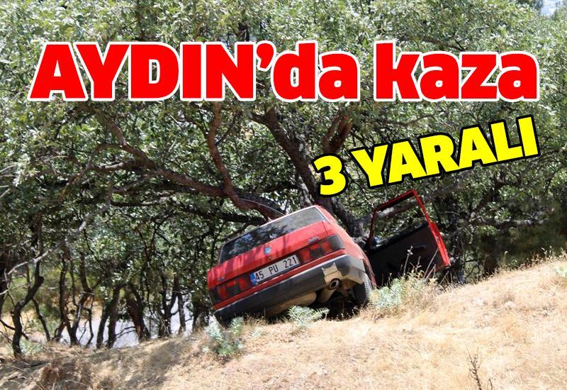 Aydın'da trafik kazası : 3 yaralı