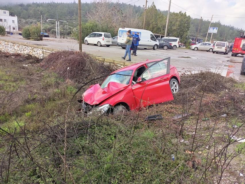 Bodrum'da trafik kazası: 1 ölü, 3 yaralı