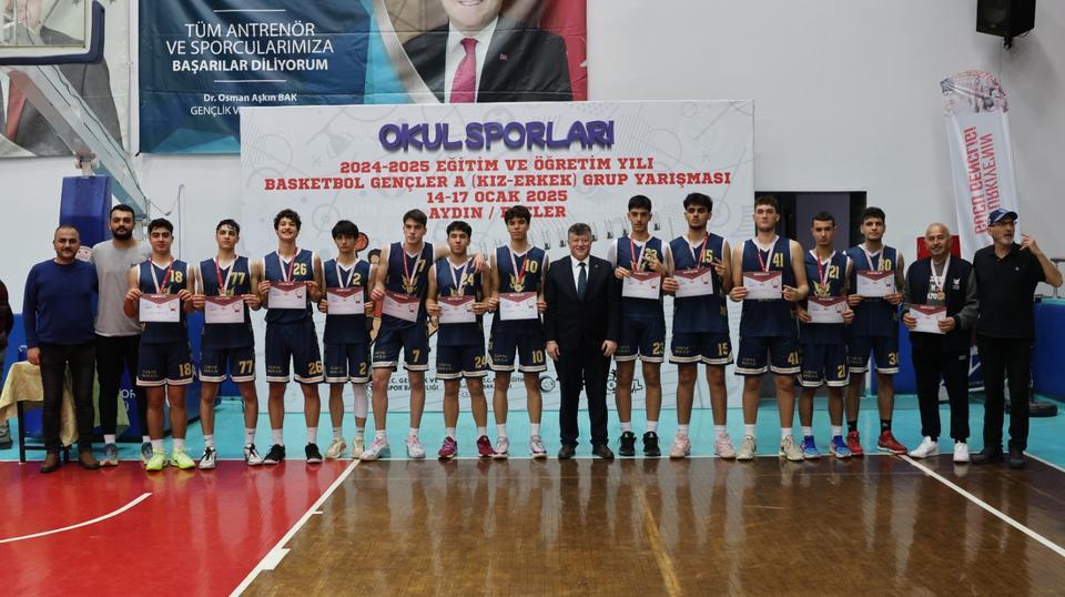 Aydın’da düzenlenen Basketbol Grup Müsabakaları sona erdi