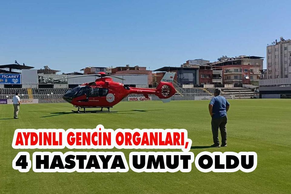 Aydınlı gencin organları, 4 hastaya umut oldu