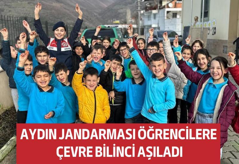 Aydın Jandarması öğrencilere çevre bilinci aşıladı