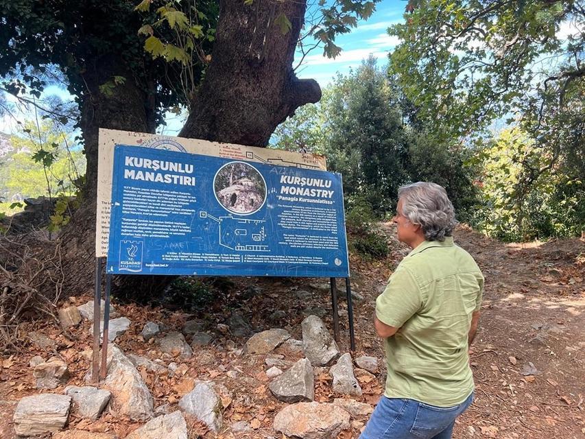 KAYMAKAM KEKLİK, ZİRVEYE GİZLENMİŞ 900 YILLIK MANASTIRI İNCELEDİ