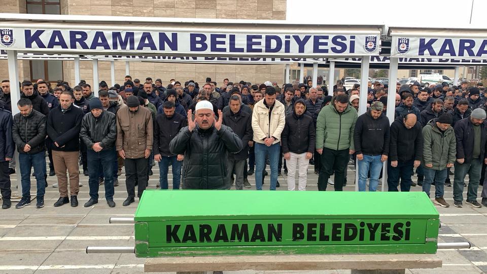 KARAMAN'DA NEFES BORUSUNA LEBLEBİ KAÇARAK ÖLEN BEBEK İÇİN SON GÖREV