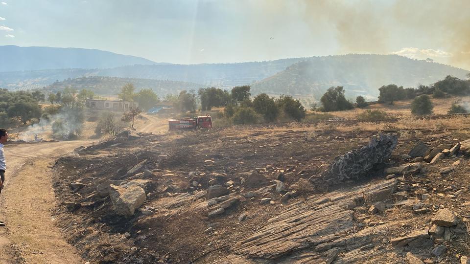 BOZDOĞAN'DAKİ YANGIN KONTROL ALTINA ALINDI