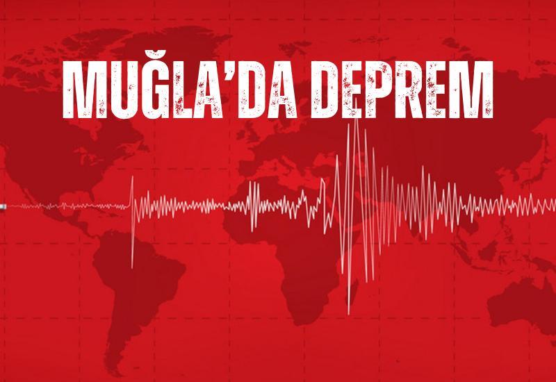 SON DAKİKA... Muğla'da deprem