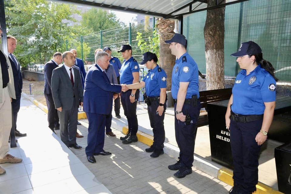 AYDIN İL EMNİYET MÜDÜRÜ ERDOĞAN ÇALIŞMALAR HAKKINDA BİLGİ ALDI