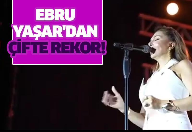 Ebru Yaşar'dan çifte rekor!