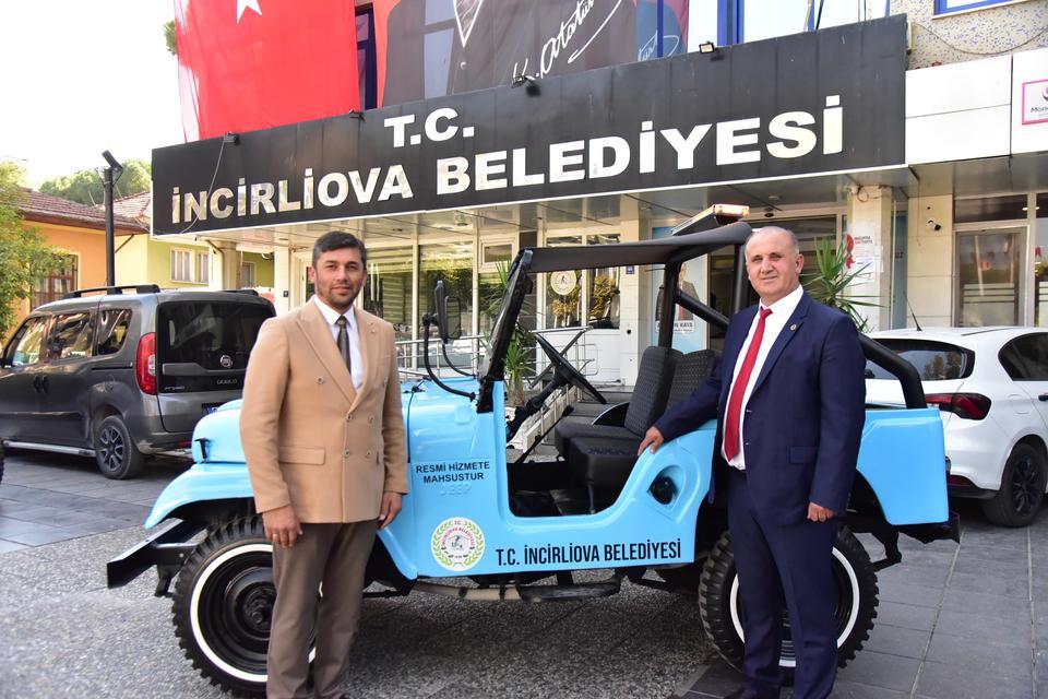 Yenilenen 1955 model cip İncirliova’nın yeniden hizmetinde