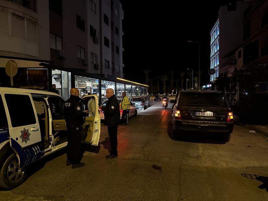 Aydın'da park halindeki otomobile çarpan sürücü polislere zor anlar yaşattı