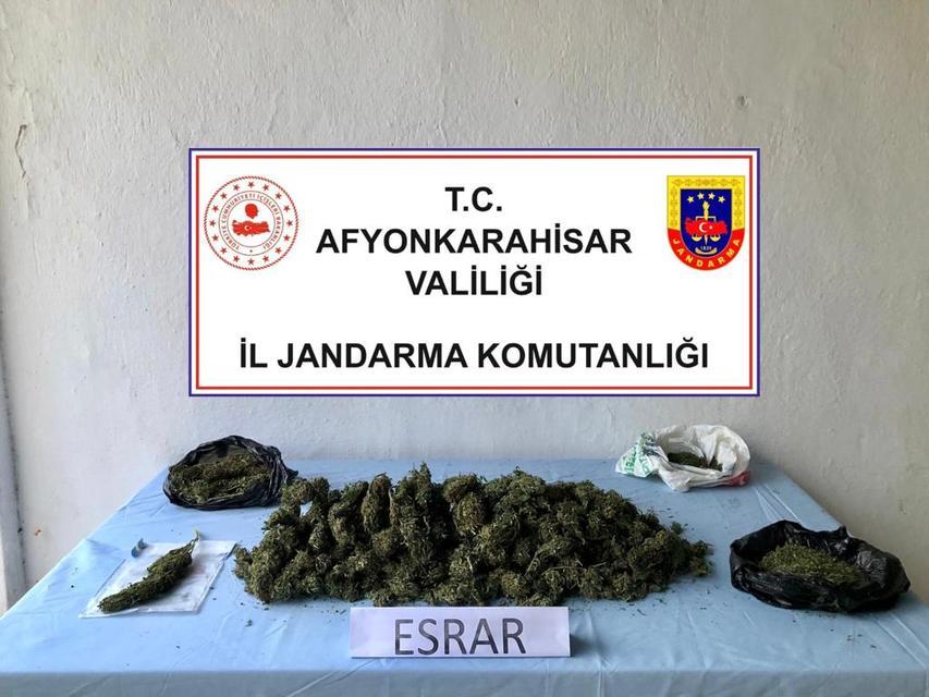 Afyonkarahisar'da uyuşturucu operasyonunda bir kişi yakalandı