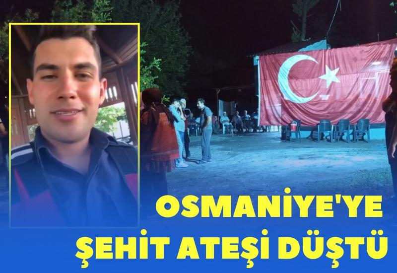 Osmaniye'ye şehit ateşi düştü